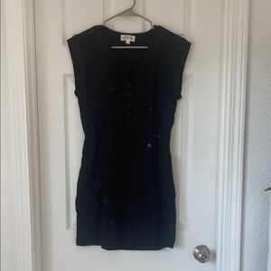 Cloth & Stone Black Mini Dress